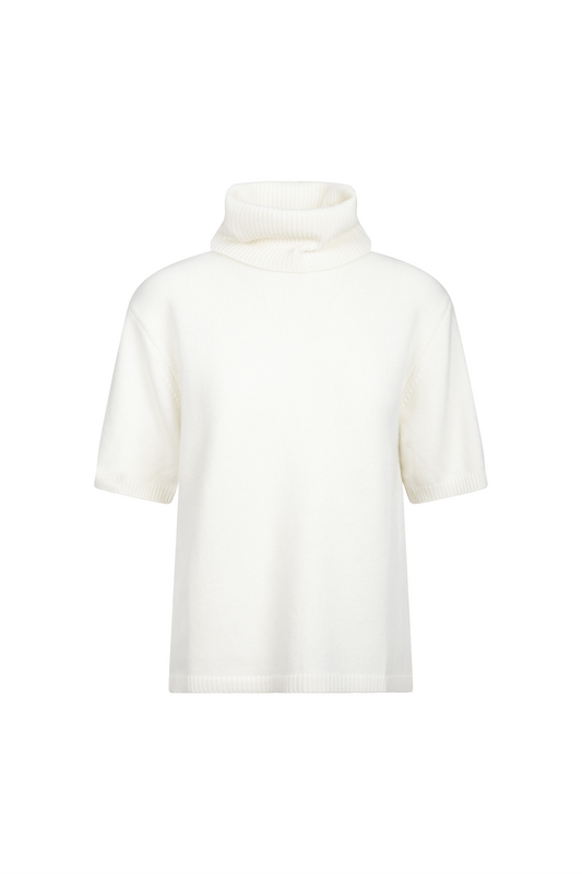 Arwyn SS Turtleneck Cream