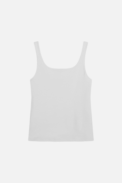 Tank Scoop back Ivory