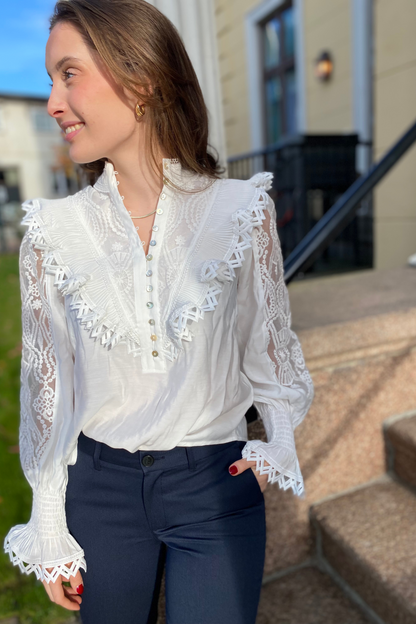 SamiaGO Blouse Off-White