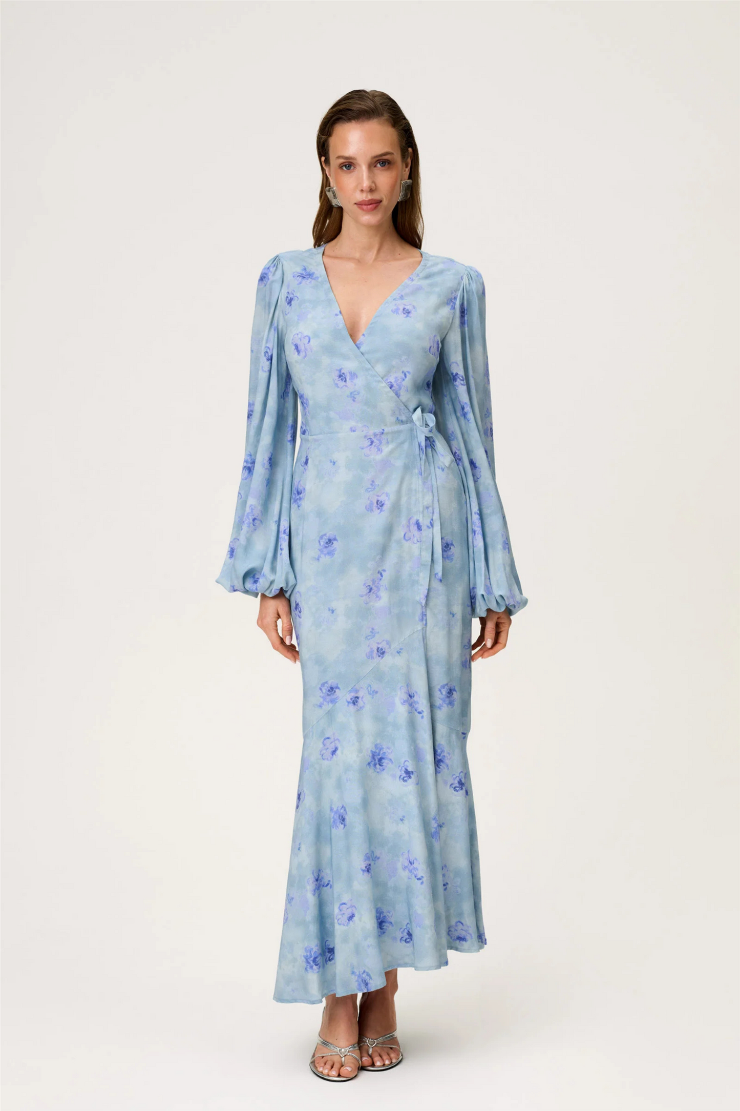 Portofino Maxi Dress Pale Blue