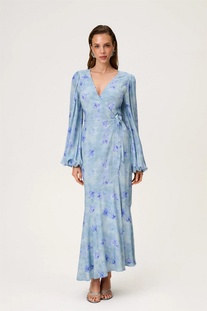 Portofino Maxi Dress Pale Blue