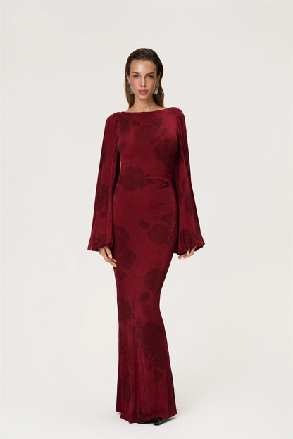 Rennes dress Burnt Sienna