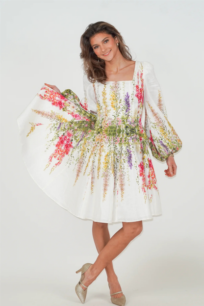 Sophie Dress Print Long Floral Print