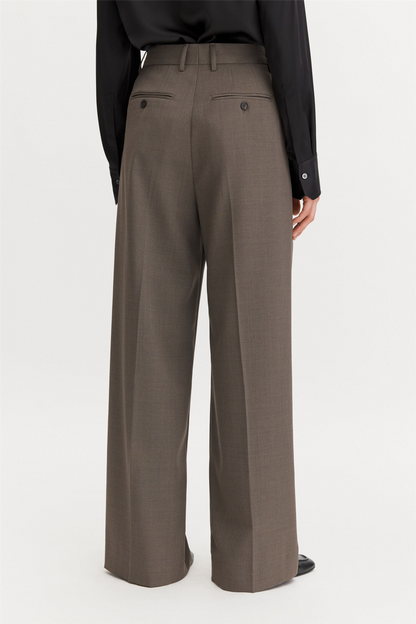 Darcey Wool Trousers Driftwood