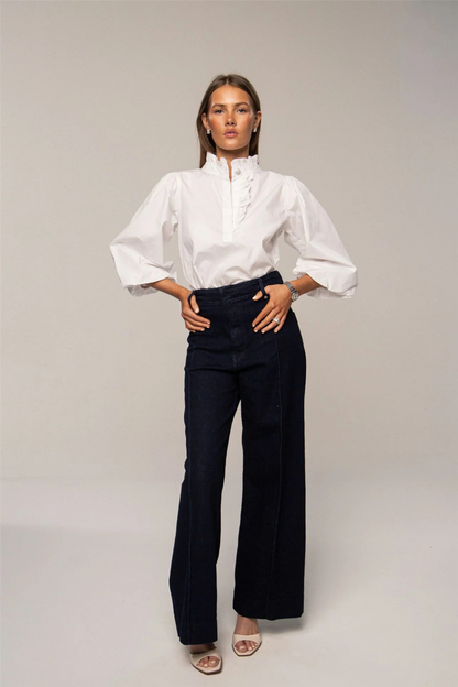 Ella Blouse Sugar White.
