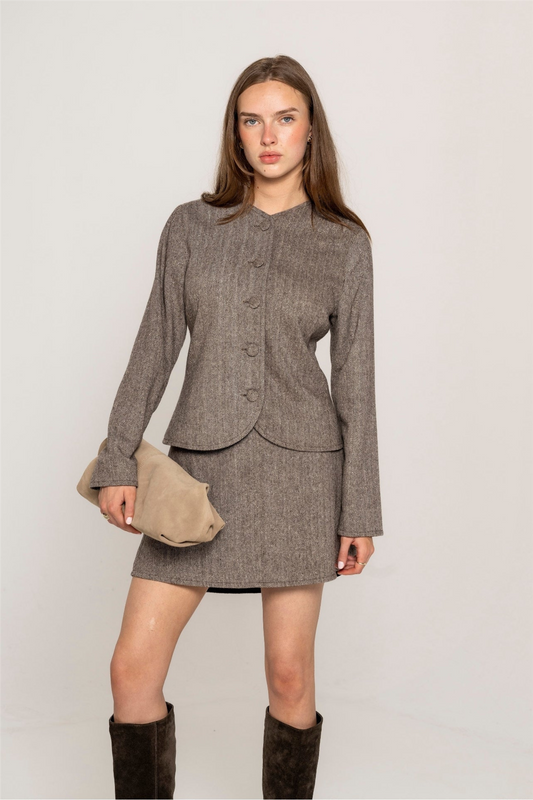 Jonna Jacket Herringbone