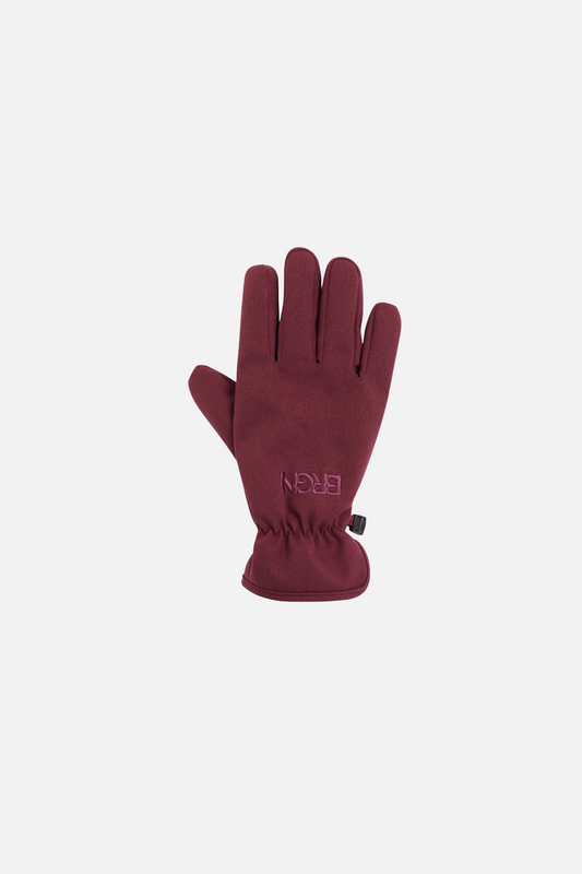 Gloves Wine Red.