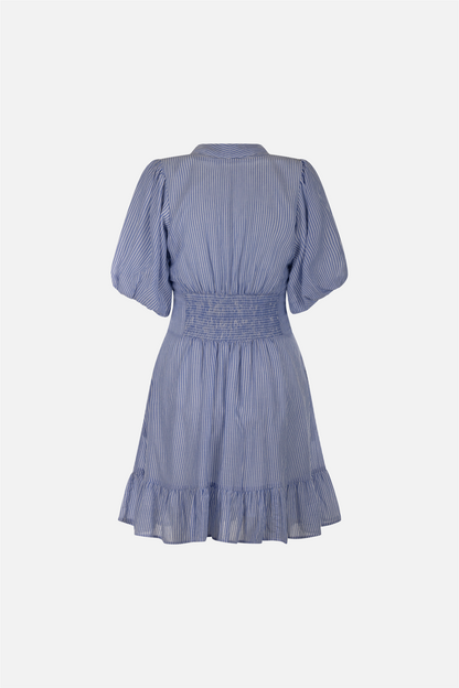Papira Dress Blue Stripes