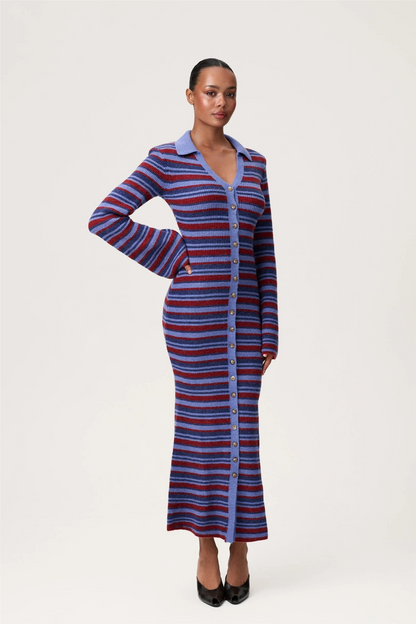Modena Dress Pale Navy.