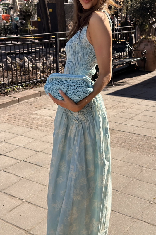 Madrid Dress Tropical Blue