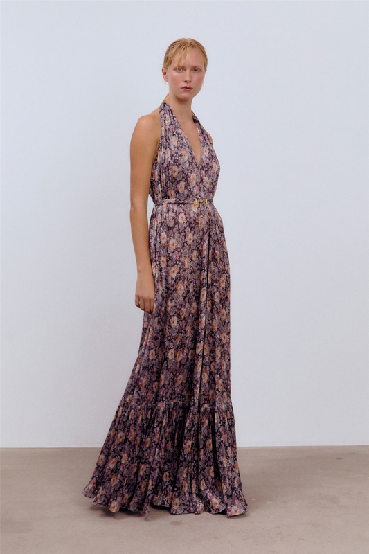 Farida Dress Summer Night Floral