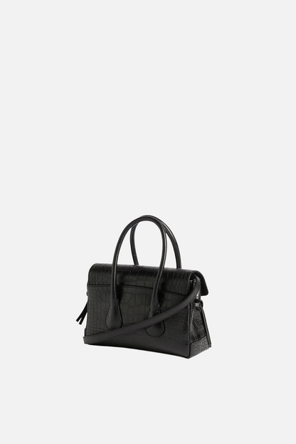 Lydia Mini Bag Croco Leather.