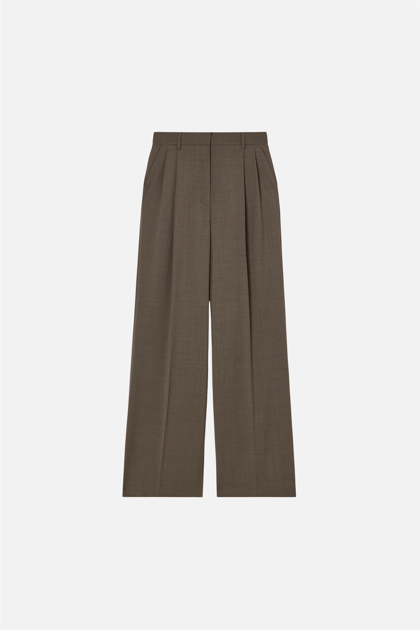 Darcey Wool Trousers Driftwood