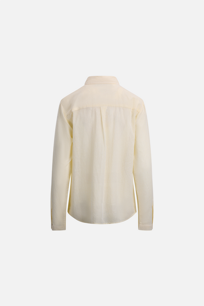 Aja Shirt Yellow Stripes.