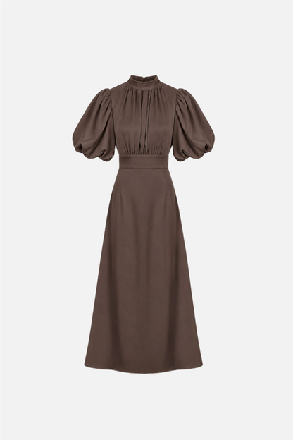 Holly Long Dress Brown