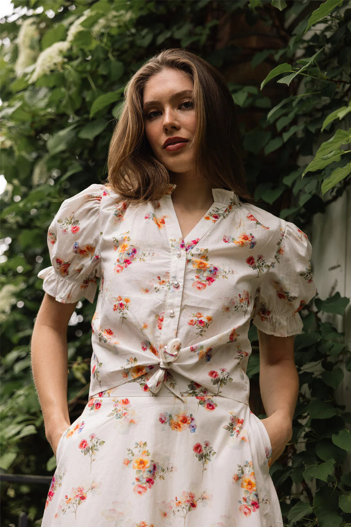 Fleur top Flower Print