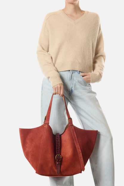 Joseph M Rouille Split Suede