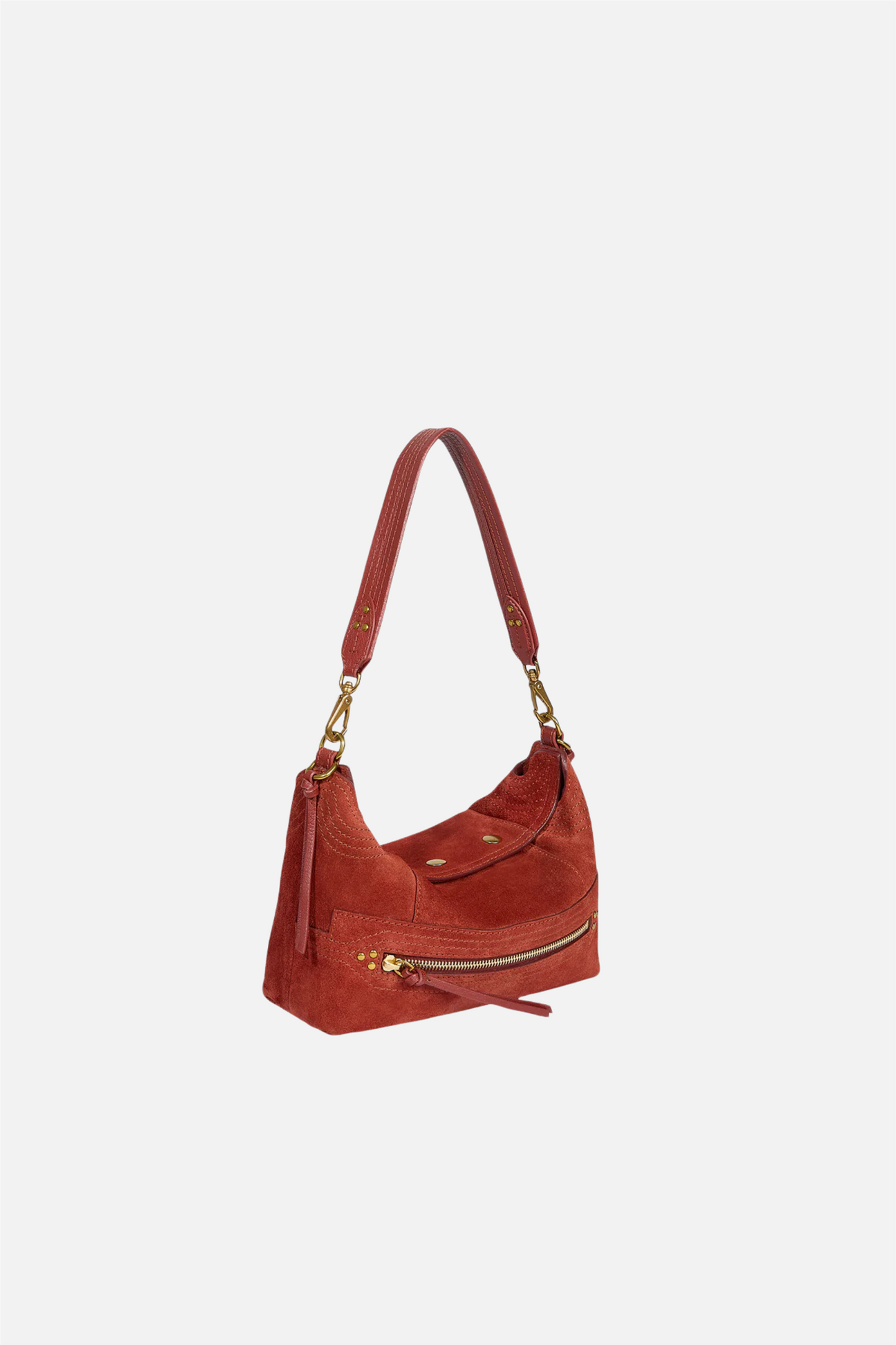 Lucky Hobo Small Rouille Split Suede
