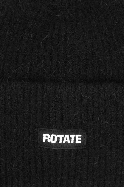 Rib Knit Beanie Black