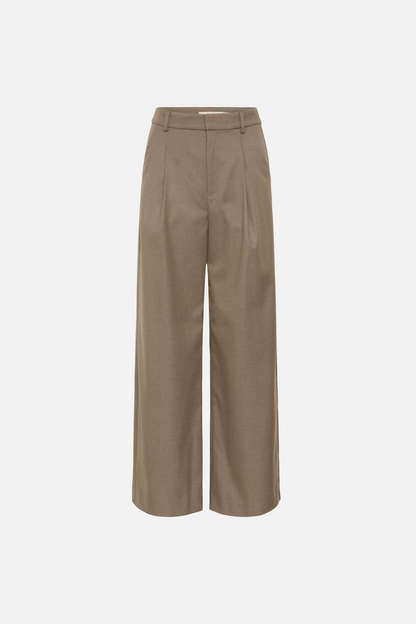 GZpaula MW wide pants Dark Timberwolf Melangé