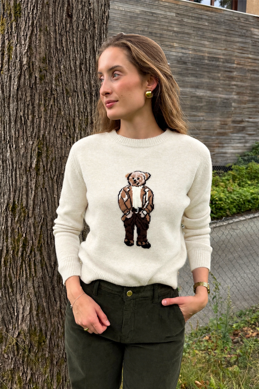 Heritage Bear Sweater Naturale