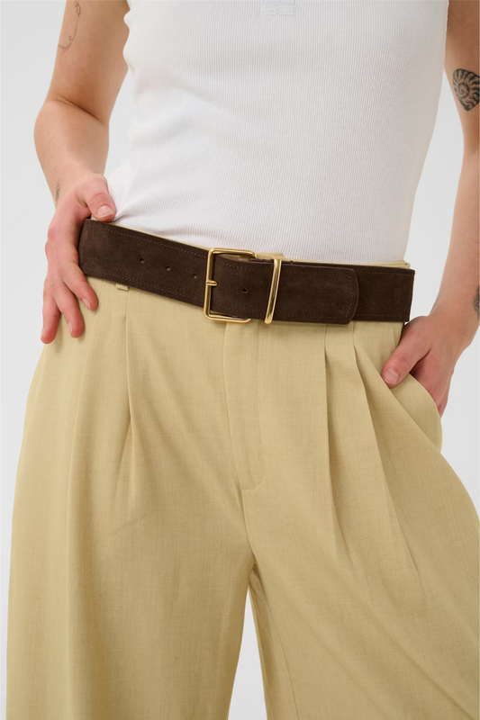 GZAlissa S belt Deep Chocolate Brown