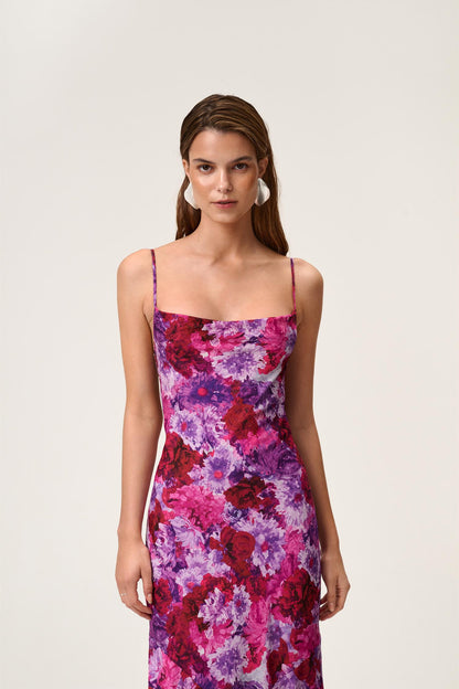Verona Dress Lilac Flower