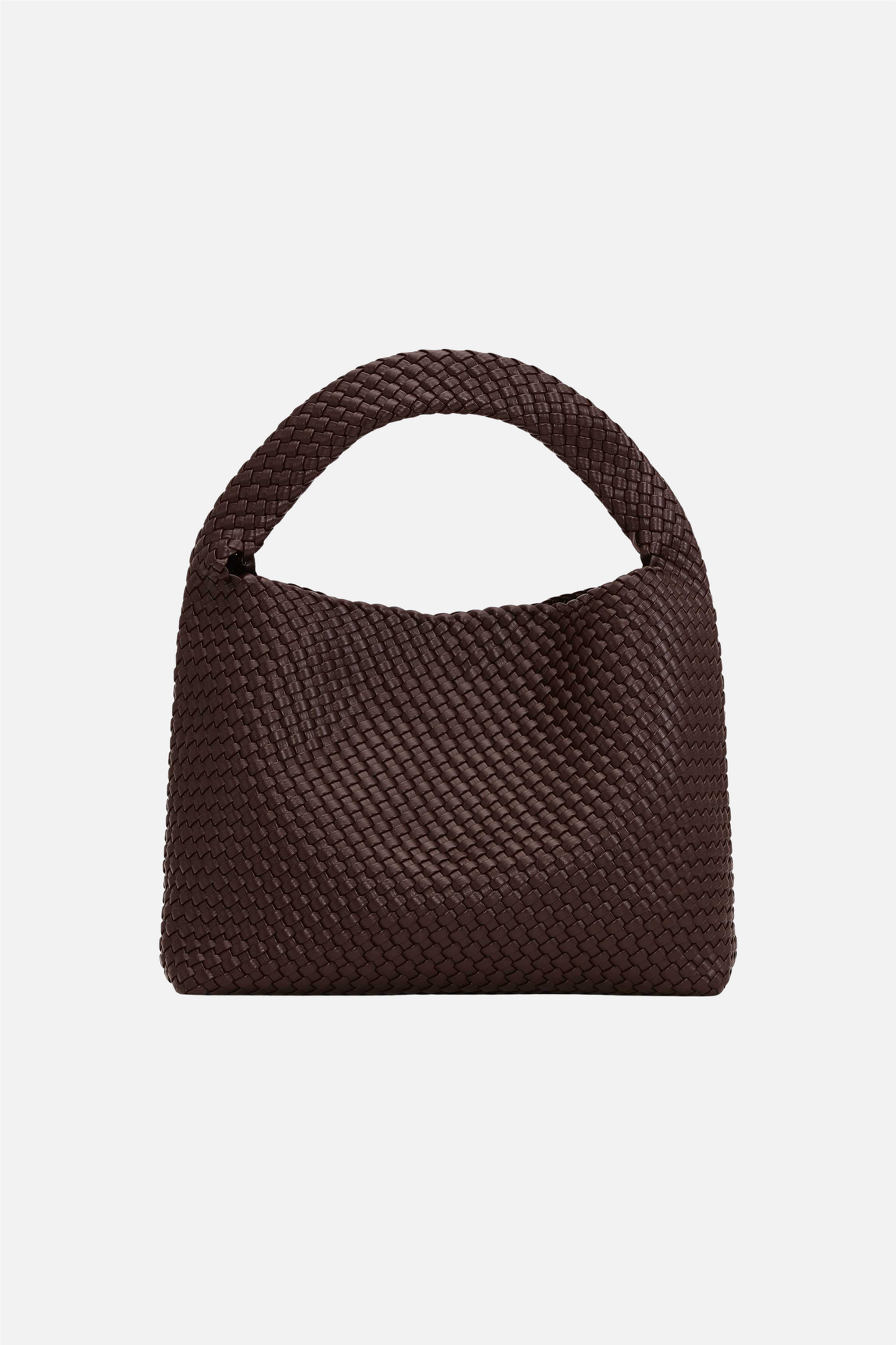 Woven Daily Shopper + Pouch Brown.