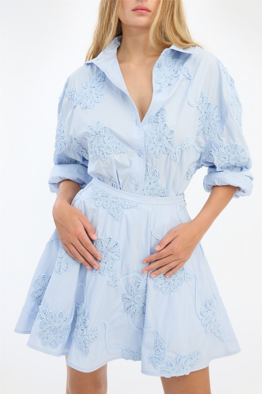 Flower Oversized Shirt Plein Air