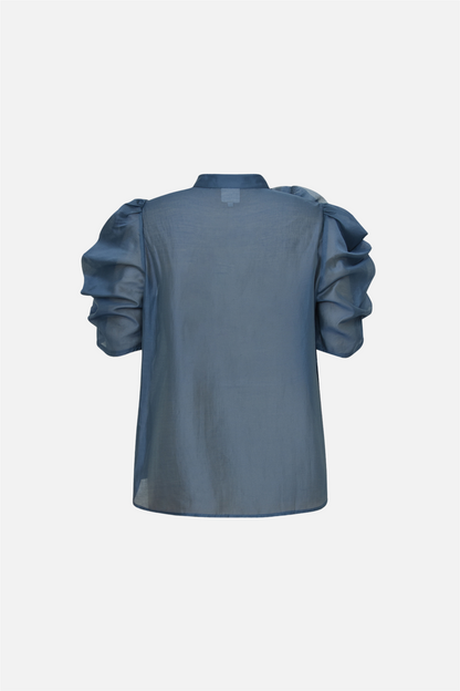 AnnsofiGO Blouse Dusty Blue.