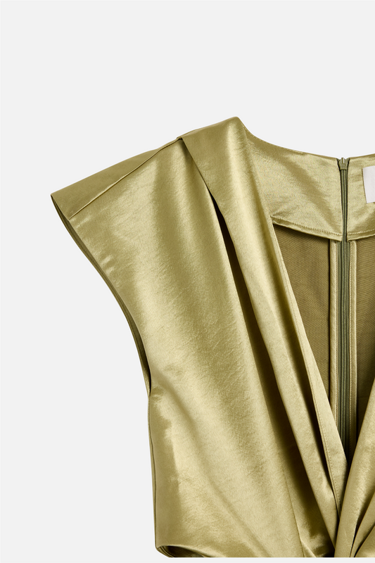 Zephyr Dress Sage Green.