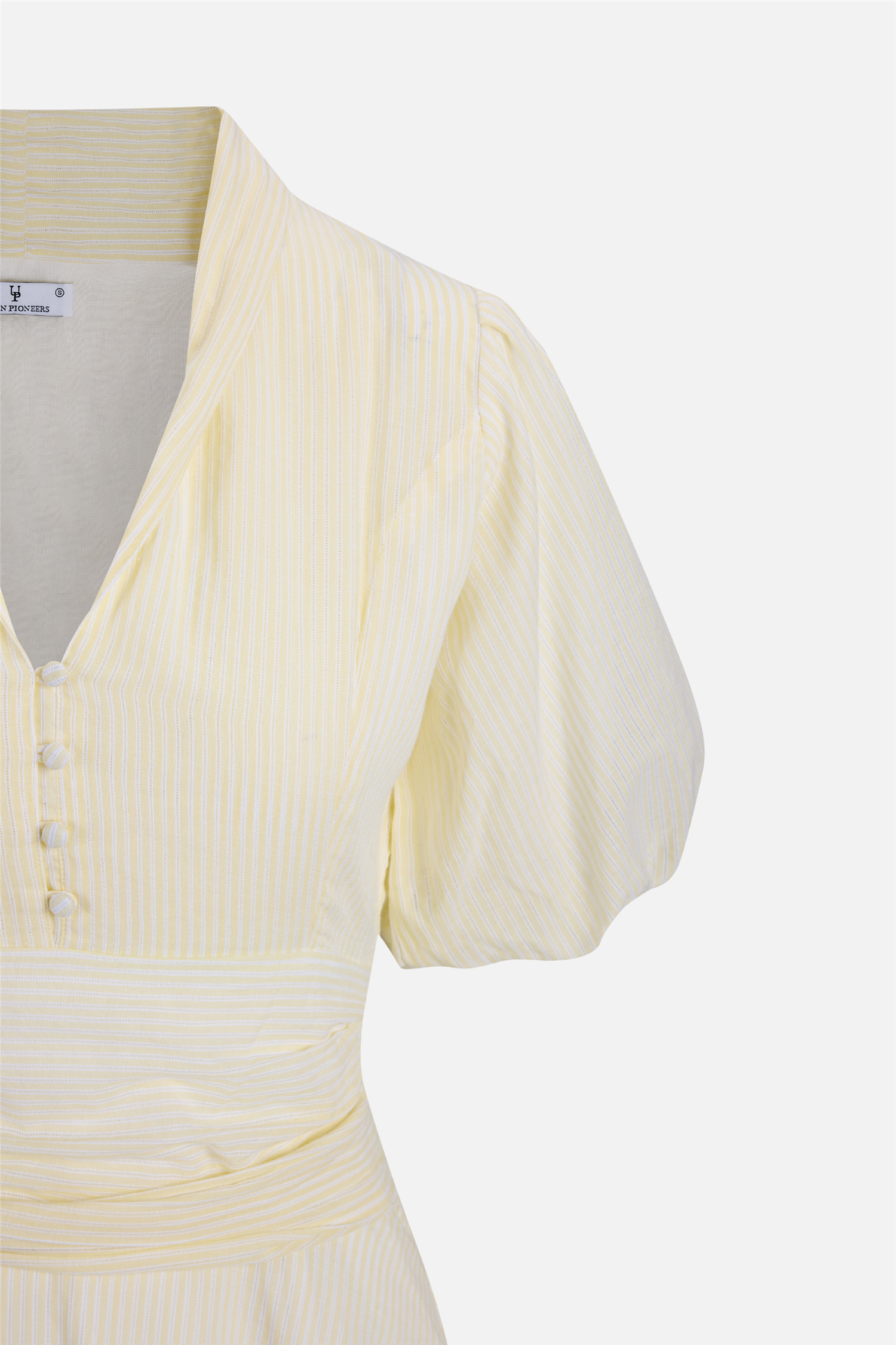 Papira Dress Yellow Stripes.