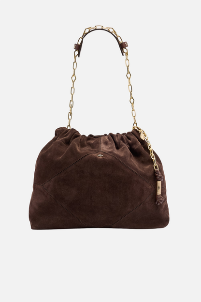 Bag M Suede June Tote Choco