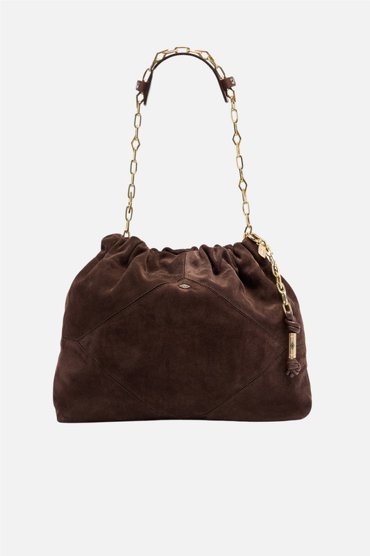 Bag M Suede June Tote Choco