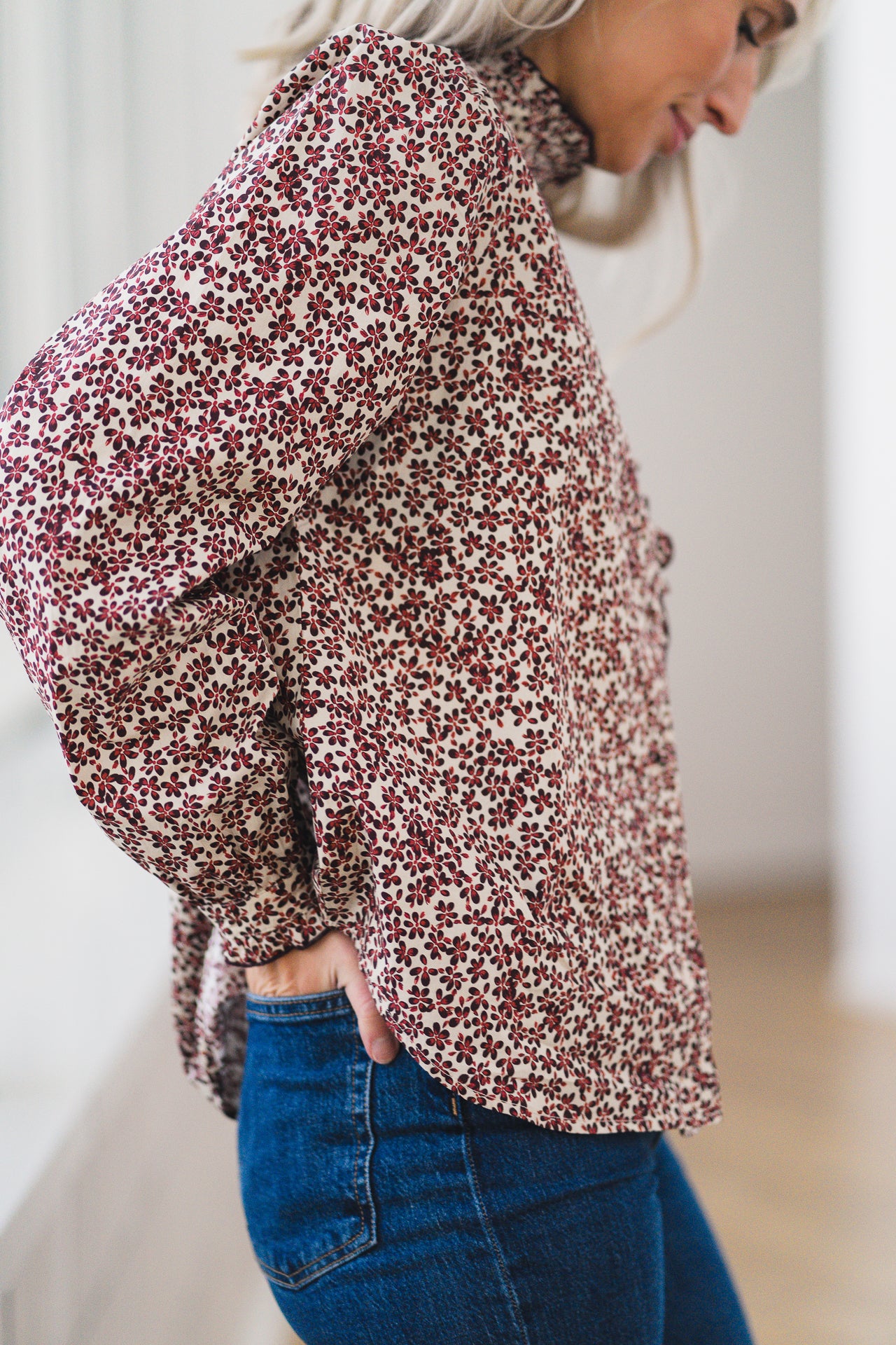 RAUSMaja Shirt AOP Port Royale Flw