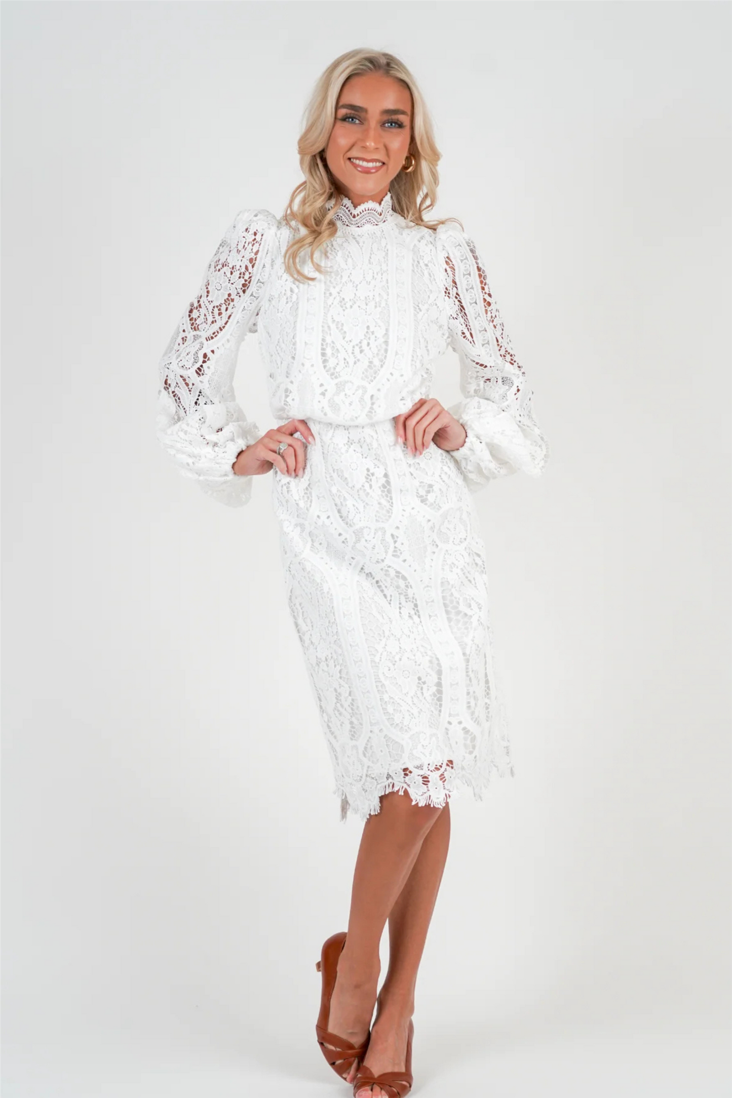 Bianca Dress Long White