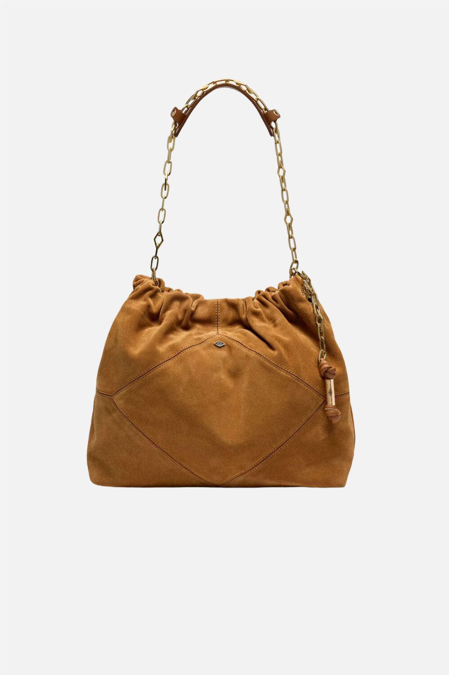 Bag M Suede June Tote Cognac.