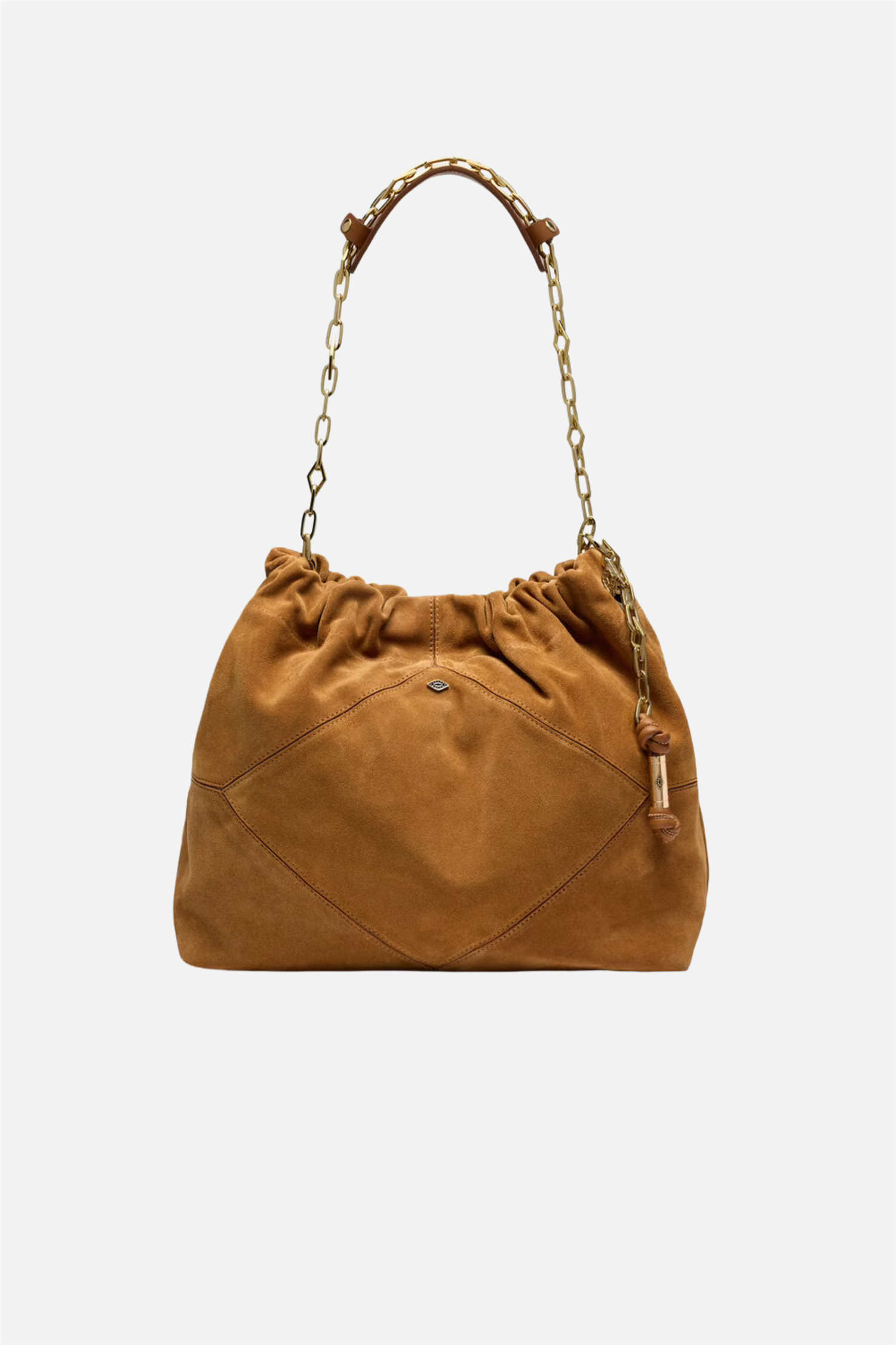 Bag M Suede June Tote Cognac.