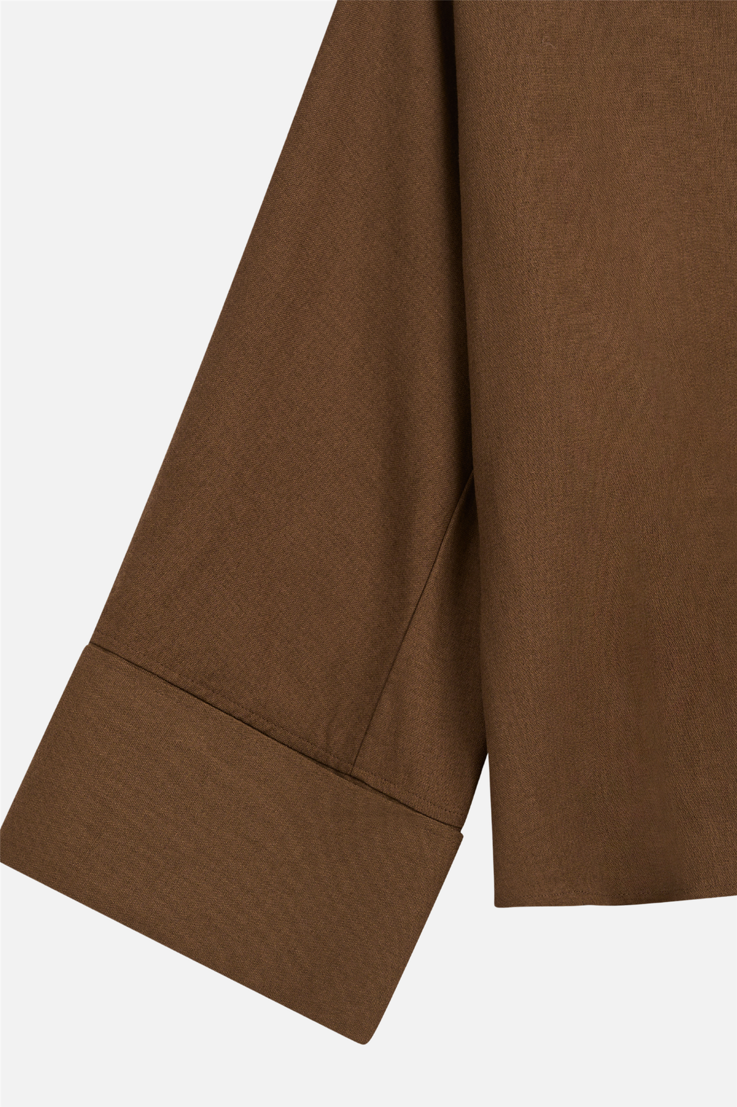 Atari Linen Shirt Chestnut Brown