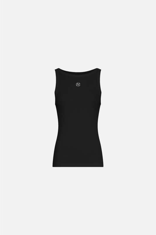 MSCHGubbe Rasmia Icon SL Top Black B White