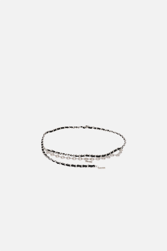 GZzinnia chain belt Silver.