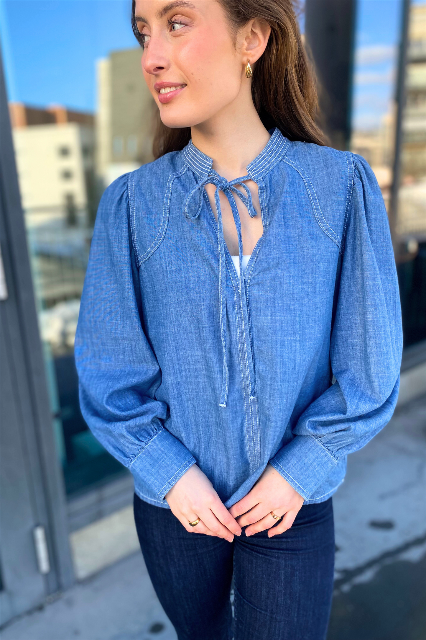 Blouse Luka Light Used Blue