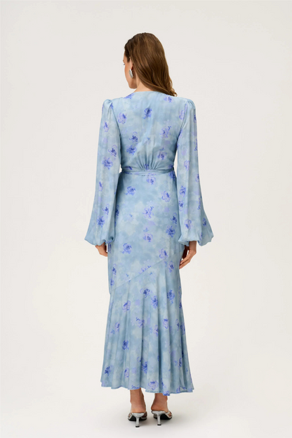 Portofino Maxi Dress Pale Blue