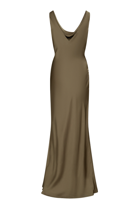 Cameron dress, Burnt olive Burnt Olive