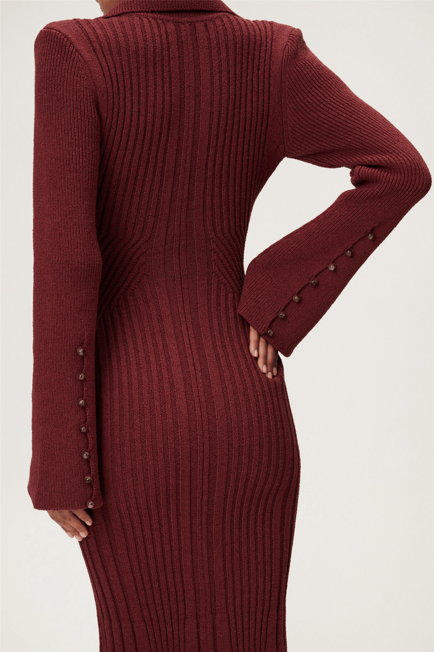Sondrio Midi Dress Burgundy