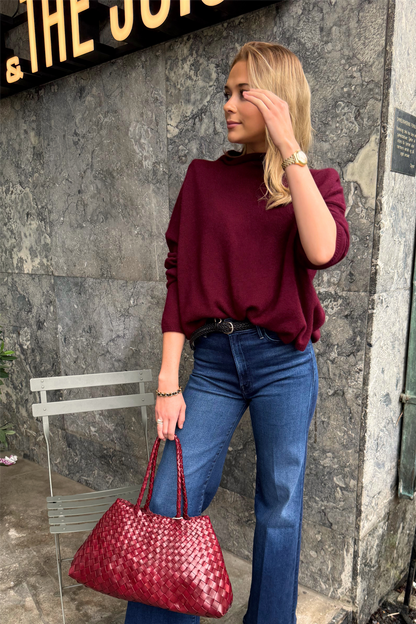 Sandy Sweater Deep Plum