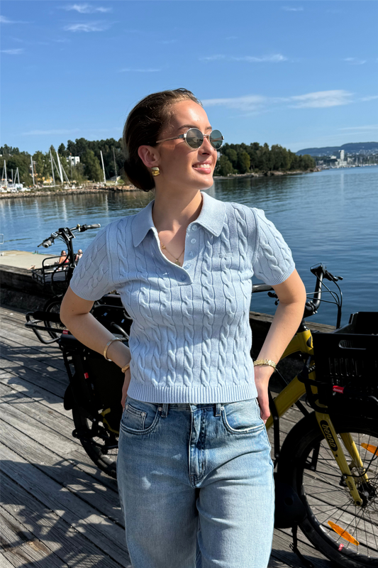 GZthilla polo pullover Blue Finch