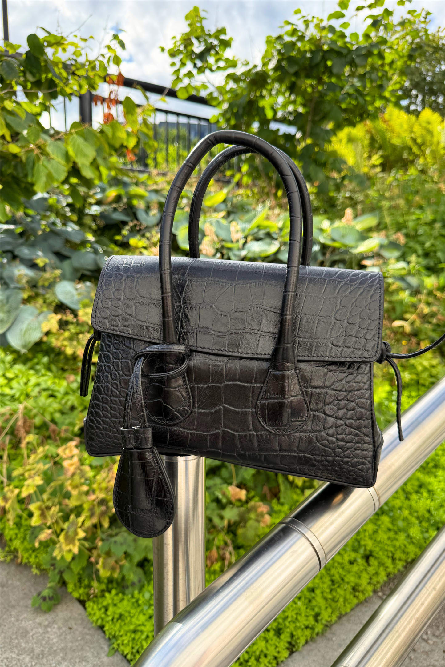 Lydia Mini Bag Croco Leather
