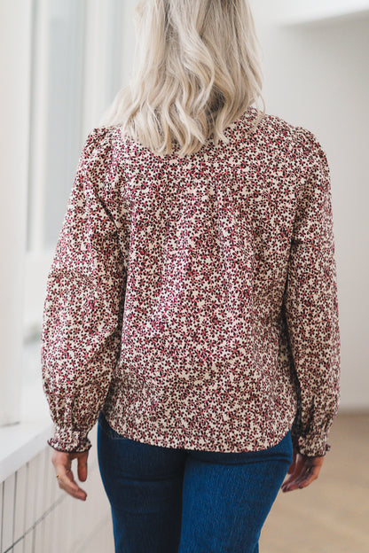 RAUSMaja Shirt AOP Port Royale Flw