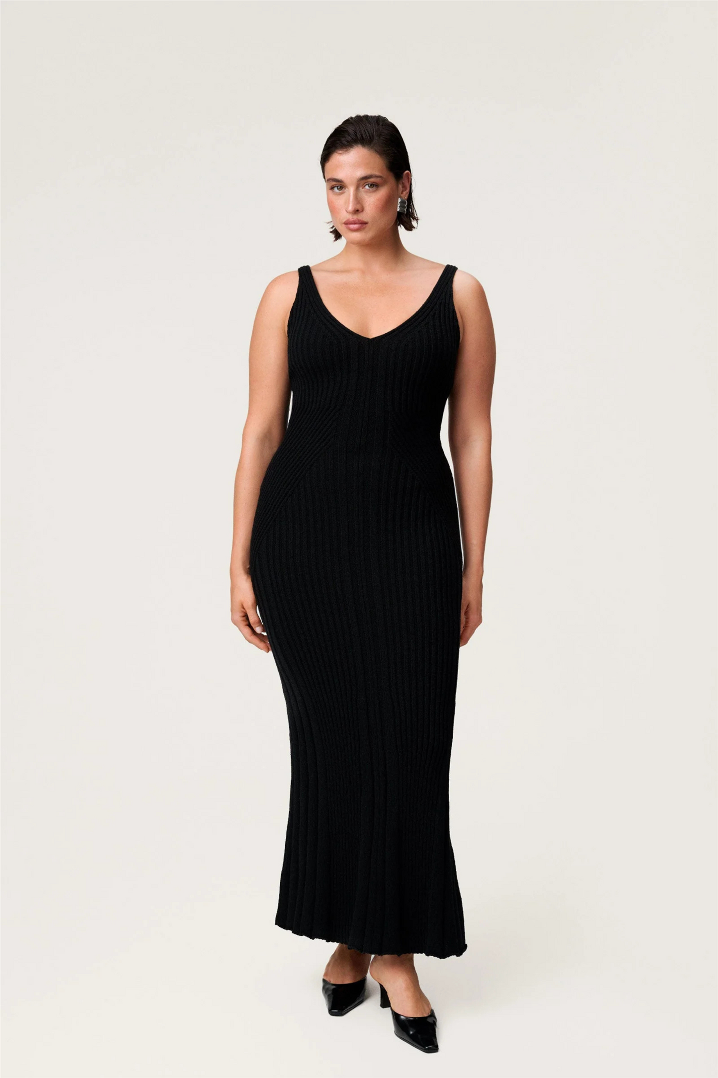 Lugo Slip dress Sort